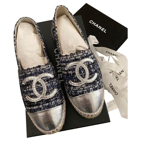 chanel espadrilles blue red|where to buy Chanel espadrilles.